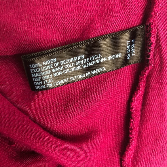 She Said Small Pink With Black Lace Top Cap Sleeve - Picture 7 of 7